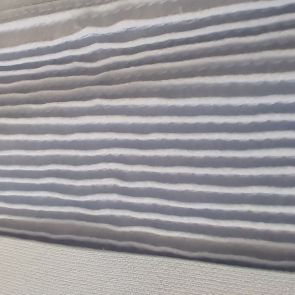 Vince Sleeveless Mock Neck Laser Cut Pleated Top - Picture 7 of 7